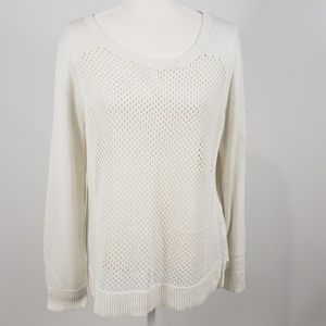 ⭐Apt 9 Open Knit Ivory Sweater